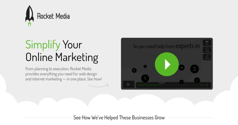 Service page of #7 Top Phoenix Web Development Business: Rocket Media