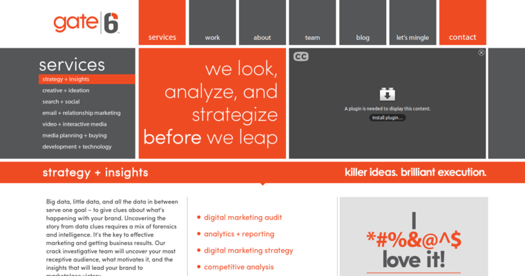 Service page of #4 Best Phoenix Web Design Business: Gate6