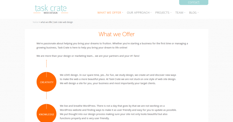 About page of #6 Best Phoenix Website Design Firm: Task Crate