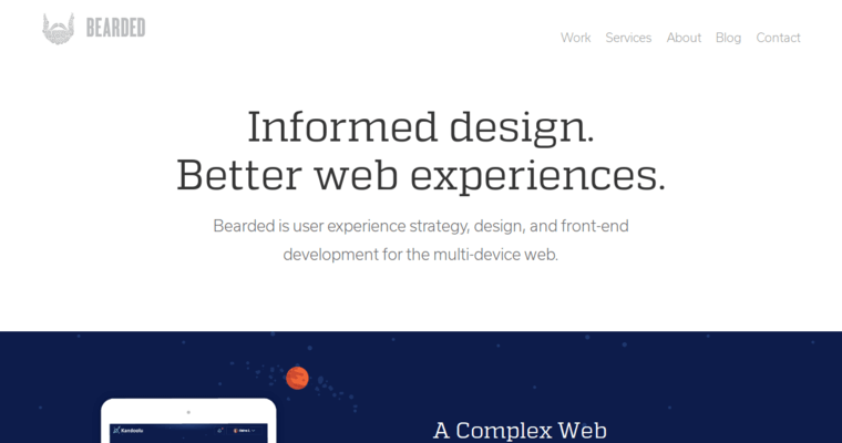 Home page of #4 Best Pittsburgh Web Development Firm: Bearded