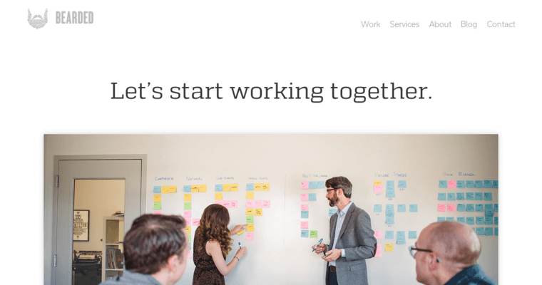 Service page of #4 Top Pittsburgh Web Development Agency: Bearded