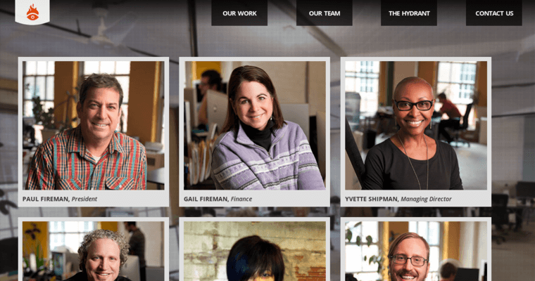 Team page of #3 Best Pittsburgh Web Development Company: Fireman Creative