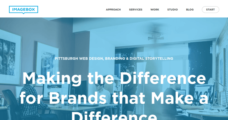 Home page of #6 Top Pittsburgh Web Development Business: Imagebox