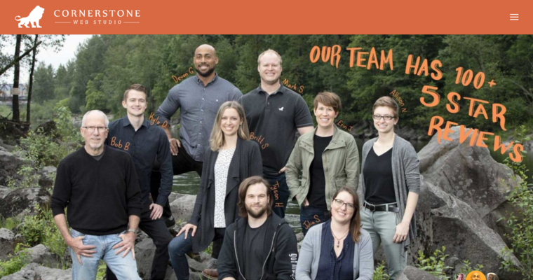 Team page of #7 Best Portland Web Design Company: Cornerstone
