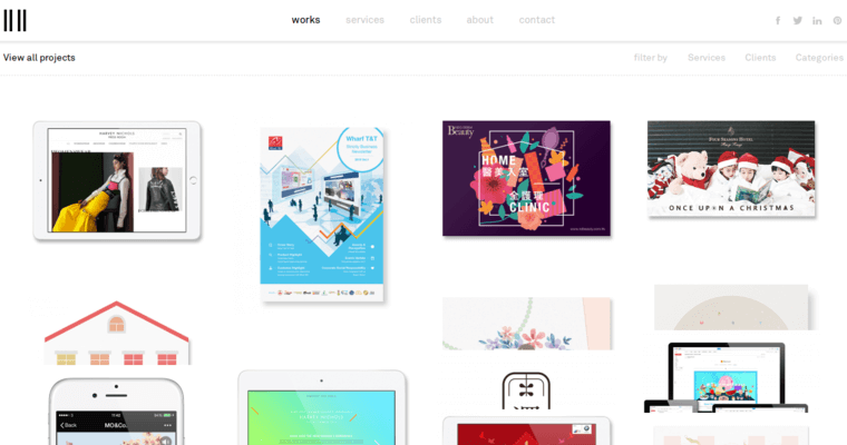 Home page of #6 Top Print Design Company: Double Eleven HK
