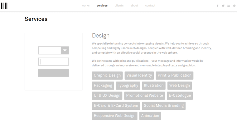Service page of #6 Leading Print Design Company: Double Eleven HK