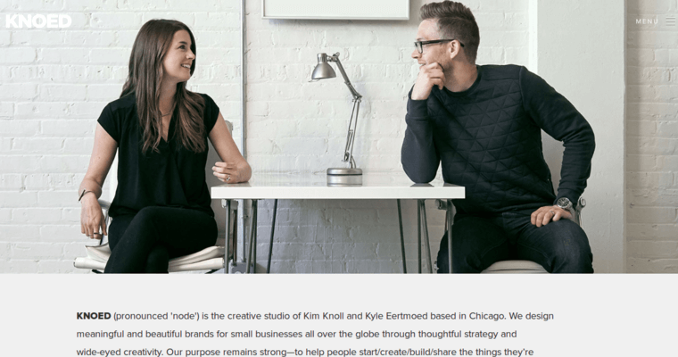 About page of #8 Leading Print Design Firm: KNOED