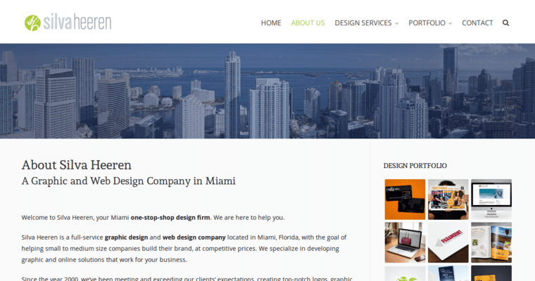 About page of #5 Top Brochure Design Firm: Silva Heeren