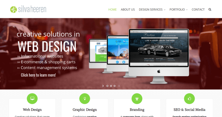 Home page of #5 Best Brochure Design Agency: Silva Heeren