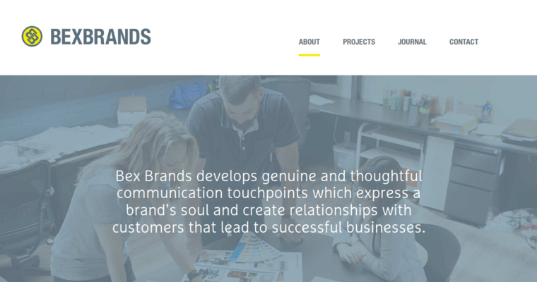 About page of #9 Top Brochure Design Agency: Bex Brands