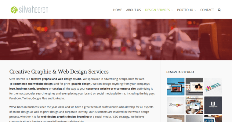 Service page of #7 Top Brochure Design Firm: Silva Heeren