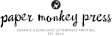 Top Business Card Design Firm Logo: Paper Monkey Press