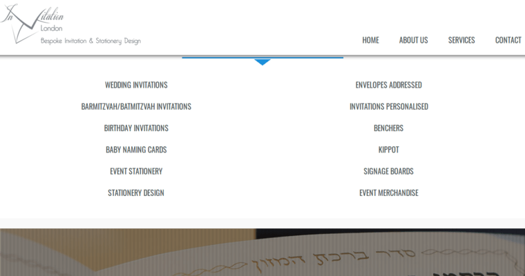Service page of #2 Top Invitation Design Business: Invitation London