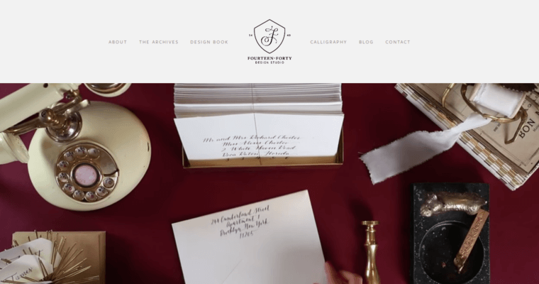 Home page of #6 Best Invitation Design Business: 1440 NYC