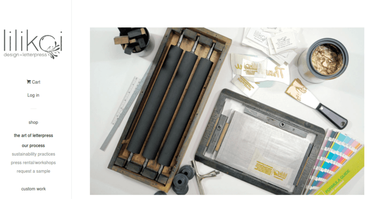 Press page of #7 Top Invitation Design Business: Lilikoi Design