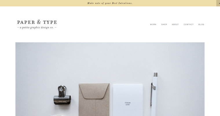 Home page of #3 Best Invitation Design Agency: Paper & Type