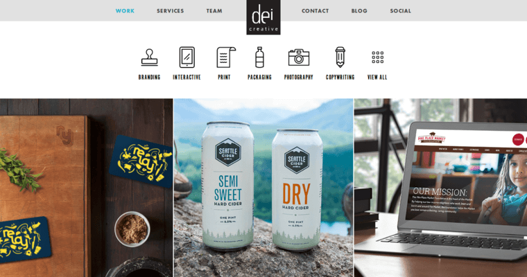Work page of #5 Leading Packaging Design Firm: DEI Creative