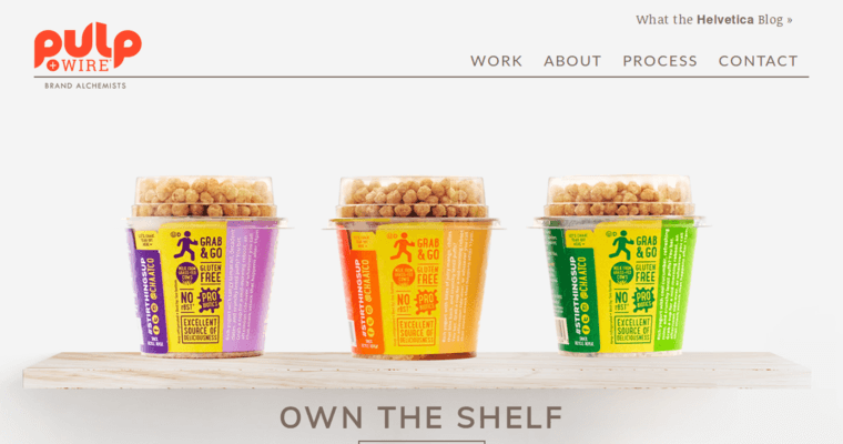 Home page of #10 Top Packaging Design Firm: Pulp+Wire