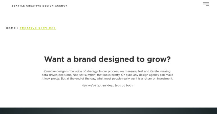 Service page of #24 Best Web Design Company: Bonsai Media