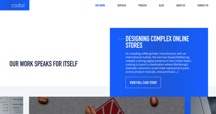 Work page of #7 Best Website Design Company: Codal
