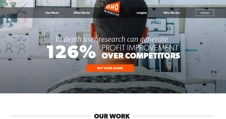 Home page of #26 Best Website Design Firm: OHO Interactive