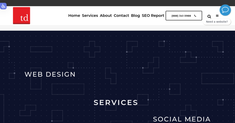 Service page of #25 Top Website Design Agency: Tatiana Designs