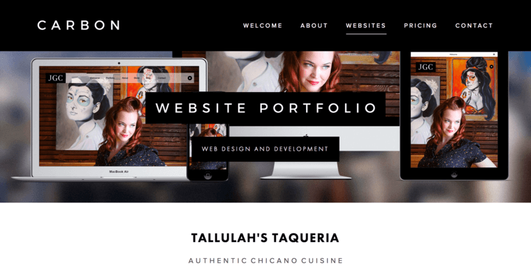 Websites page of #3 Top Providence Web Design Agency: Carbon Creative Agency