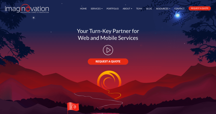 Home page of #8 Top Raleigh Web Design Firm: Imaginovation L.L.C.