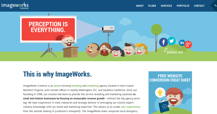Company page of #7 Best Responsive Web Development Agency: Image Works Creative