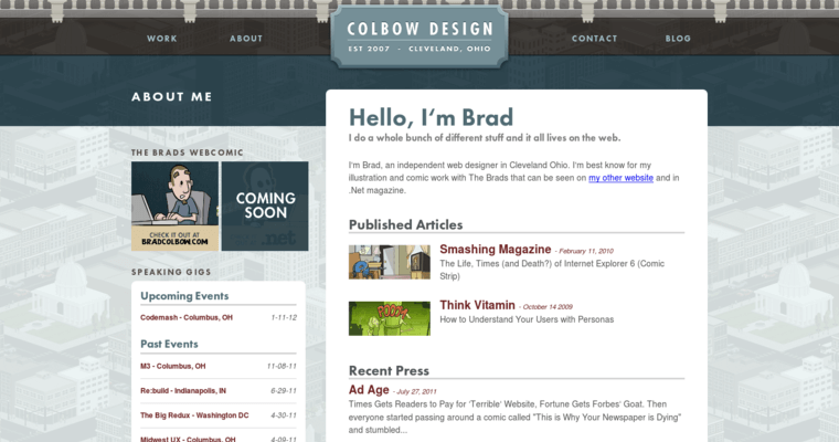 About page of #9 Leading Responsive Website Design Business: Colbow Design