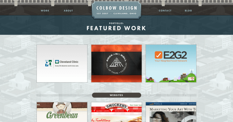 Work page of #9 Leading Responsive Website Development Business: Colbow Design