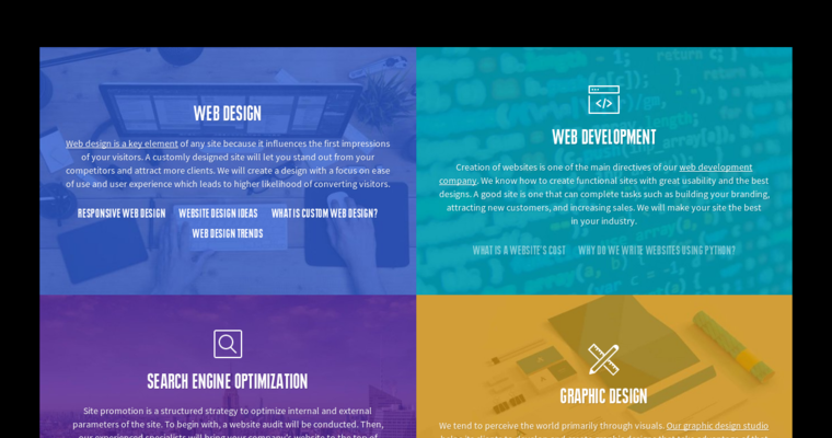 Service page of #14 Top Responsive Website Design Company: DirectLine Development