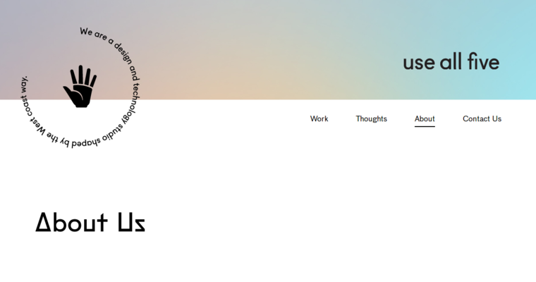 About page of #7 Best Responsive Web Design Company: USE ALL FIVE