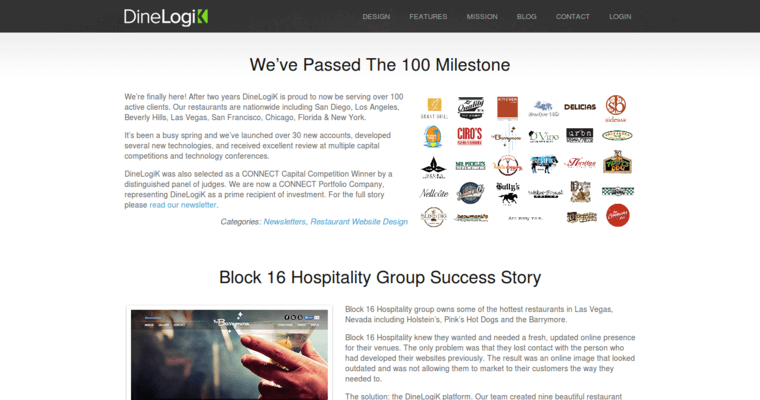 Blog page of #11 Leading Restaurant Web Design Company: DineLogik