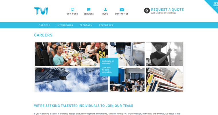 Contact page of #7 Best Restaurant Web Design Company: TVI Designs