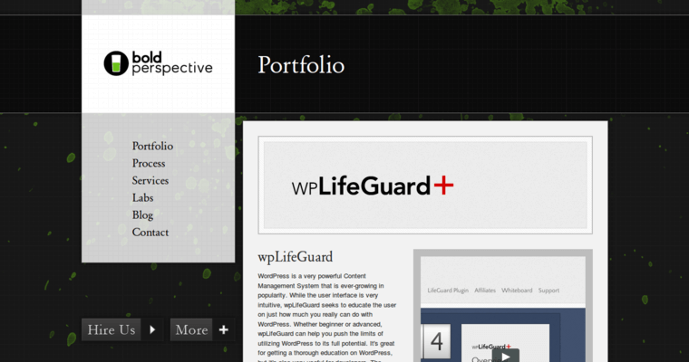 Folio page of #8 Leading SA Website Design Business: Bold Perspective