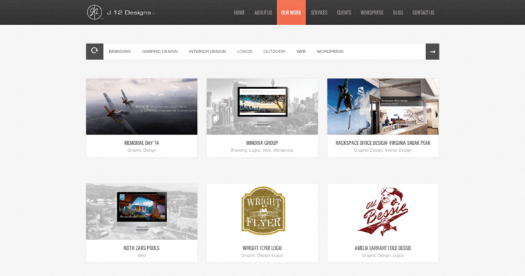 Work page of #7 Best SA Website Design Business: J12 Designs