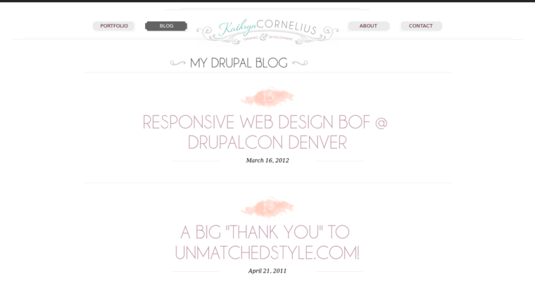 Blog page of #4 Leading SA Website Development Firm: Kathryn Corneli