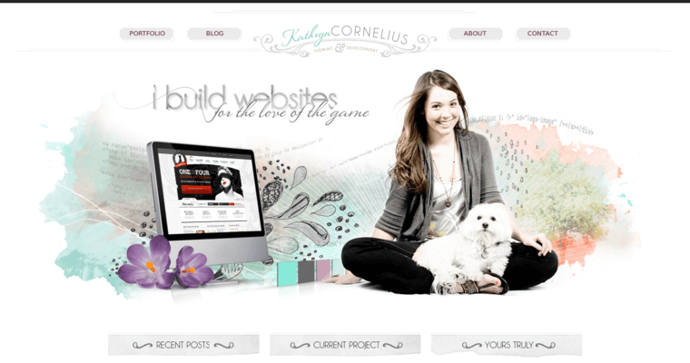Home page of #4 Best SA Website Design Firm: Kathryn Corneli