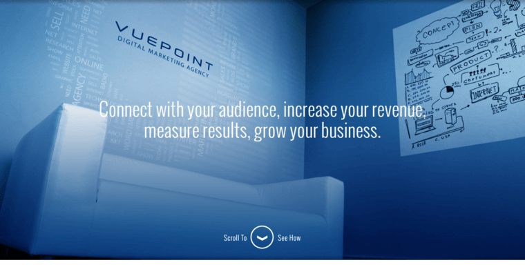 Home page of #7 Best SA Website Design Agency: Vuepoint Creative