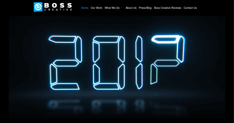 Home page of #9 Best SA Web Design Company: Boss Creative