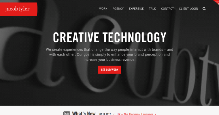 Home page of #1 Leading San Diego Web Development Company: Jacob Tyler
