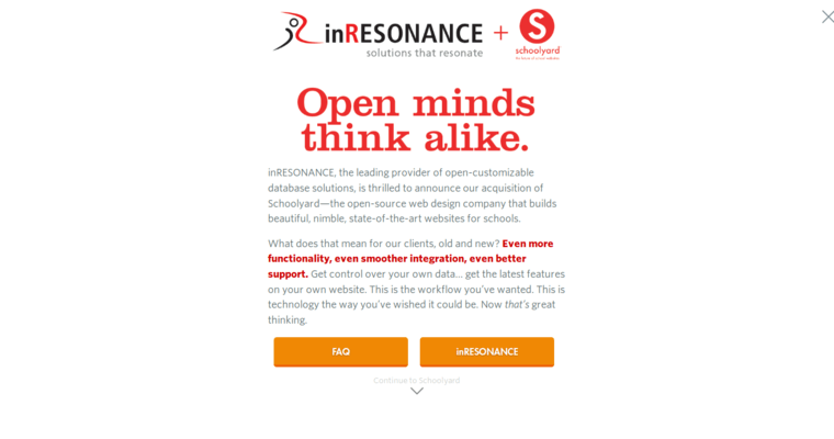 Home page of #4 Top School Web Design Business: inRESONANCE