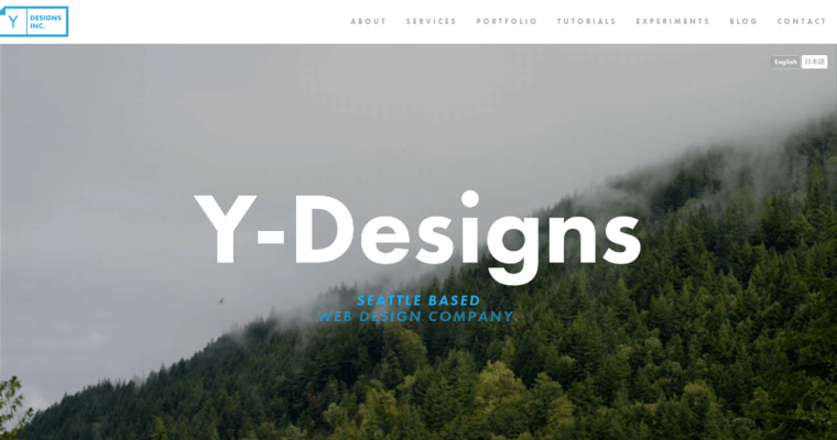 Home page of #10 Best Seattle Web Development Firm: Y-Designs