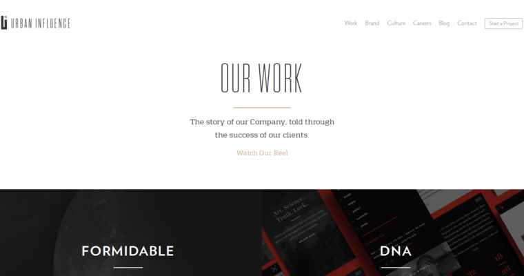 Work page of #9 Best Seattle Web Development Agency: Urban Influence