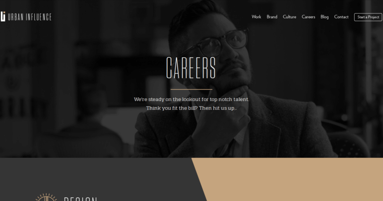 Careers page of #2 Best Seattle Web Design Business: Urban Influence