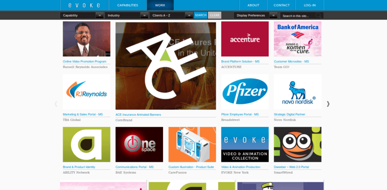 Work page of #3 Top SEO Web Development Agency: Evoke Design