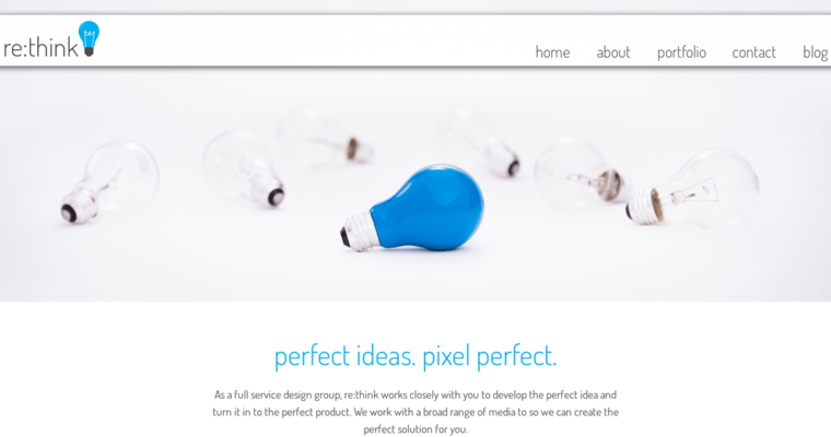 Home page of #6 Top SEO Website Development Firm: re:think