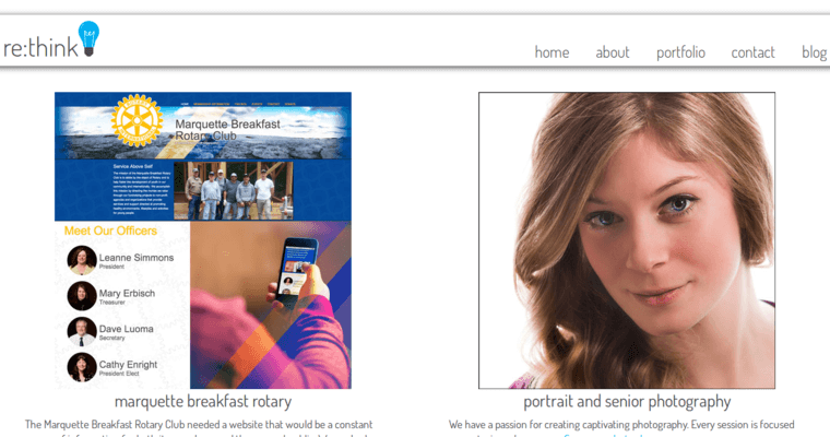 Folio page of #3 Leading SEO Website Design Company: re:think