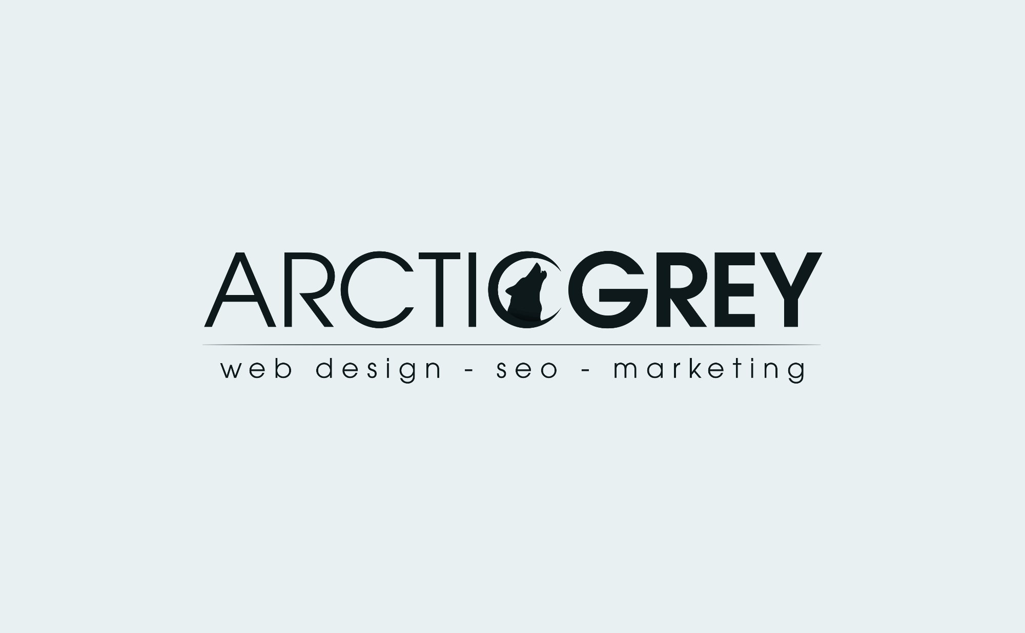 Top SEO Website Design Company Logo: Arctic Grey Inc